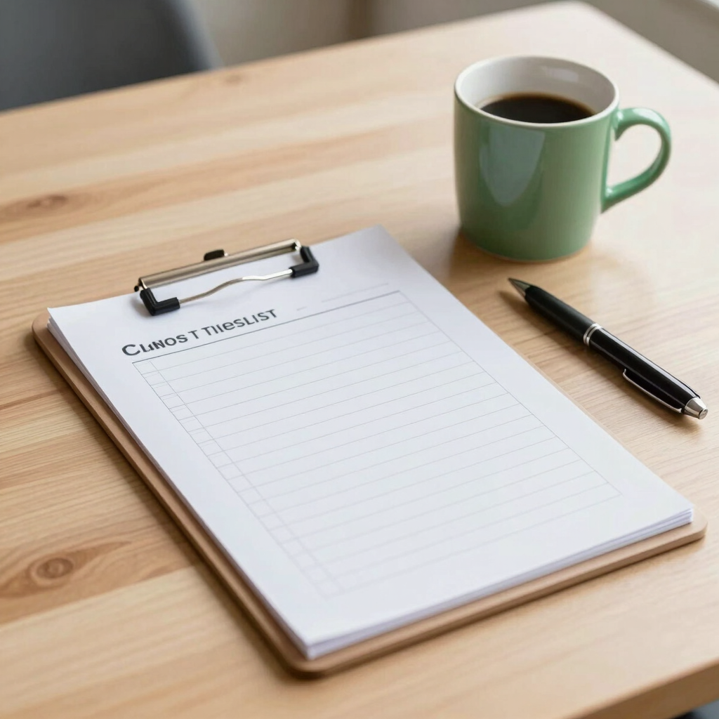 New Project Consultation & Custom Checklist