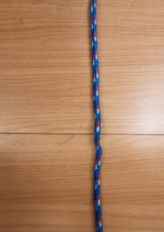 Animated demonstration of how to tie a Span Loop midline knot for electricians