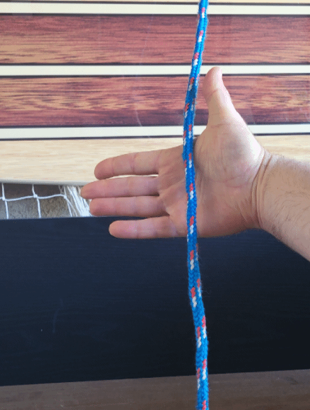 How to tie Alpine Butterfly Loop hand wrap method animation
