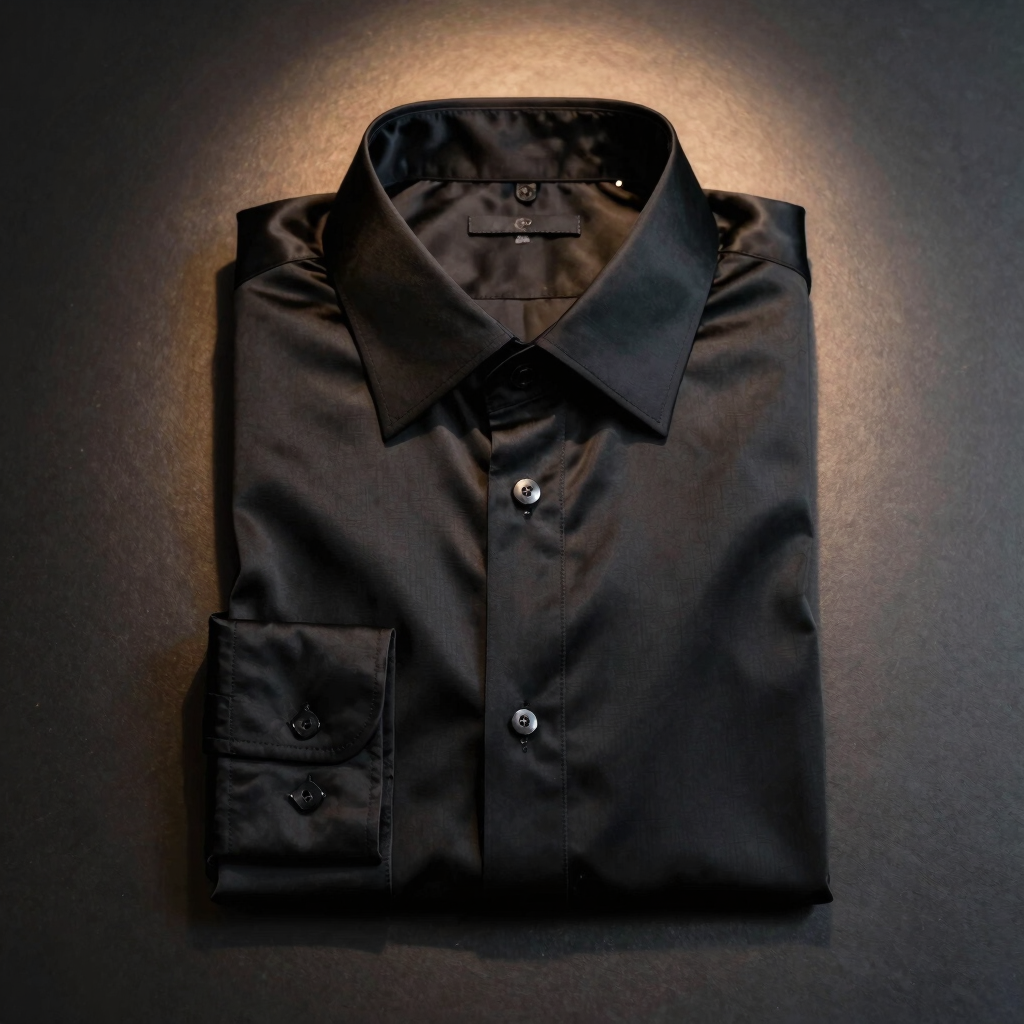 Egyptian Cotton Satin Tuxedo Shirt