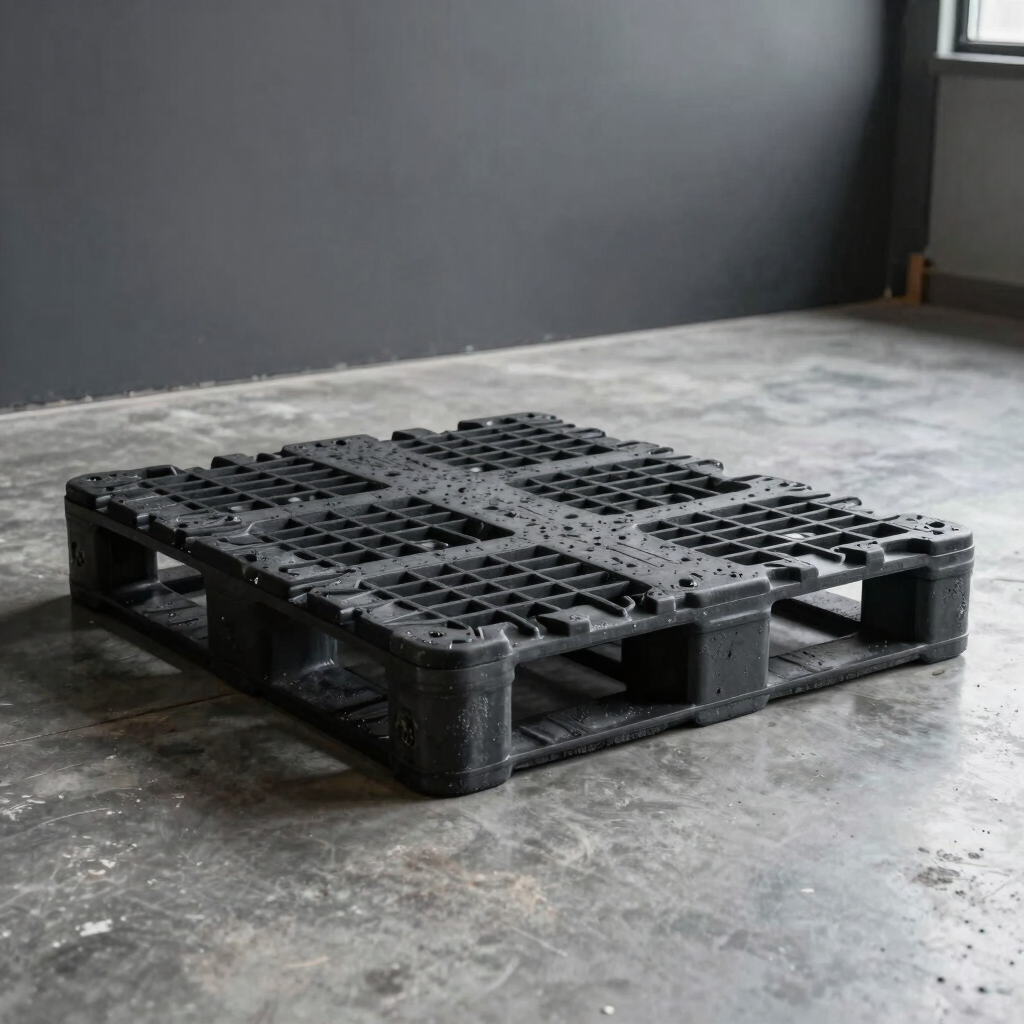 Nestable High-Density Plastic Pallet