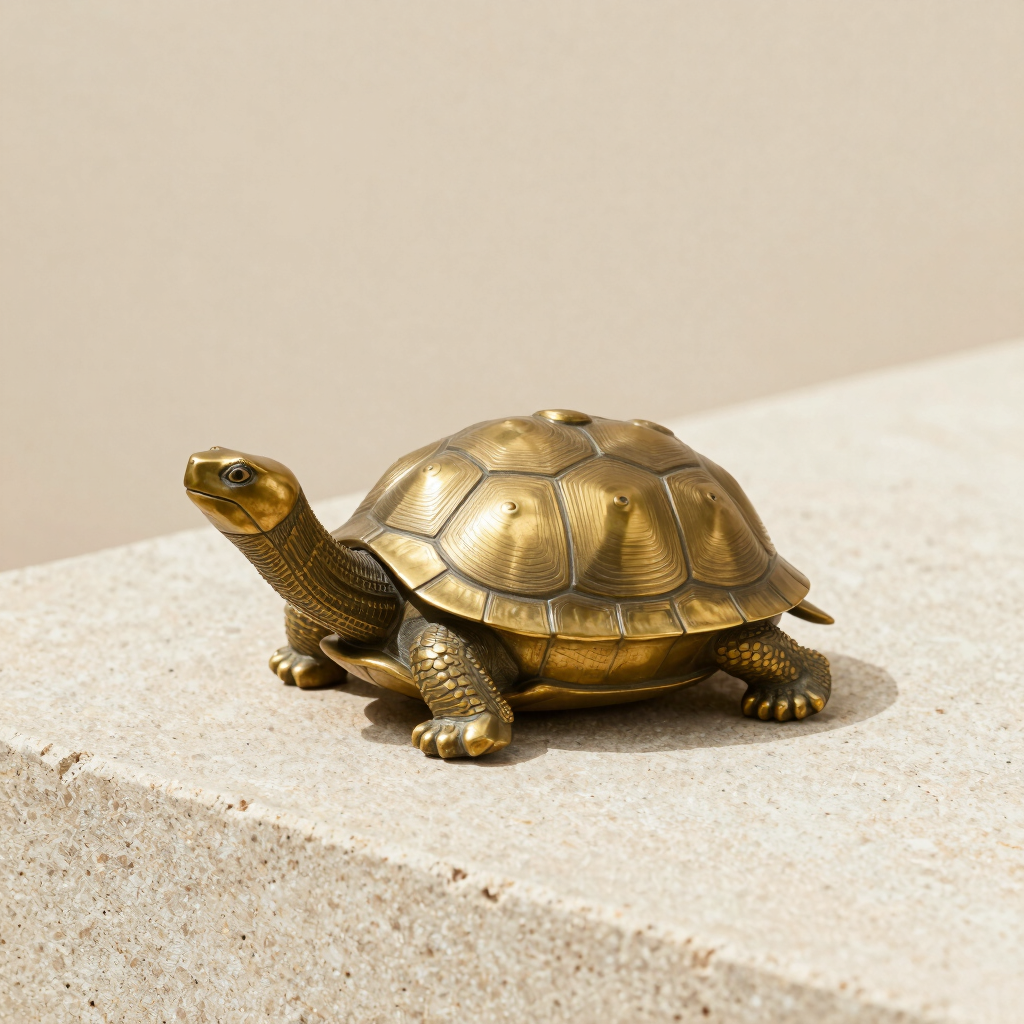 Grounded Harmony Vastu Brass Tortoise