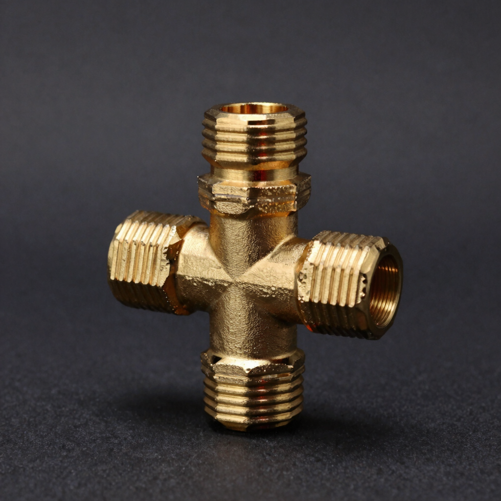Solid Brass High-Flow Coupler