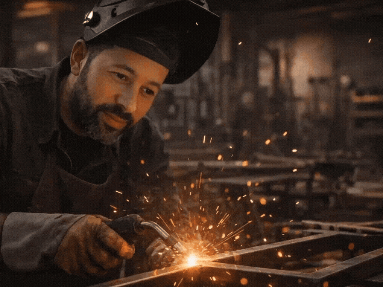 black and brown leather padded tub sofa