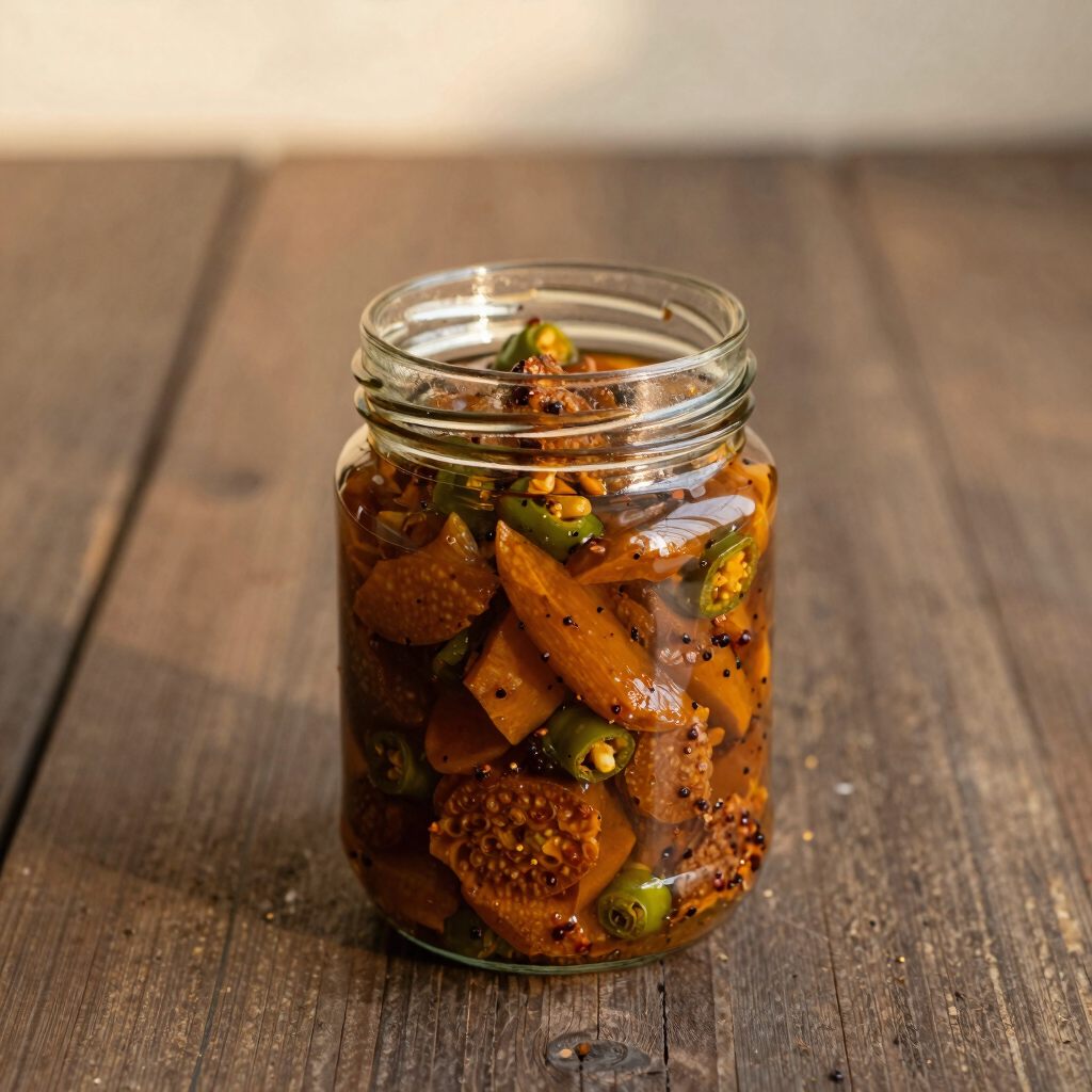 Rustic Jimikand Yam Pickle