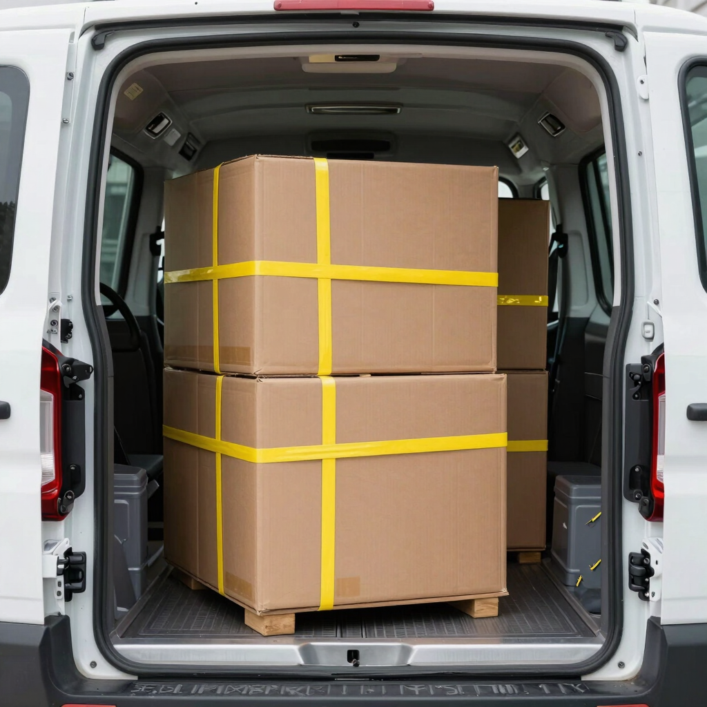 Heavy Cargo Van Delivery