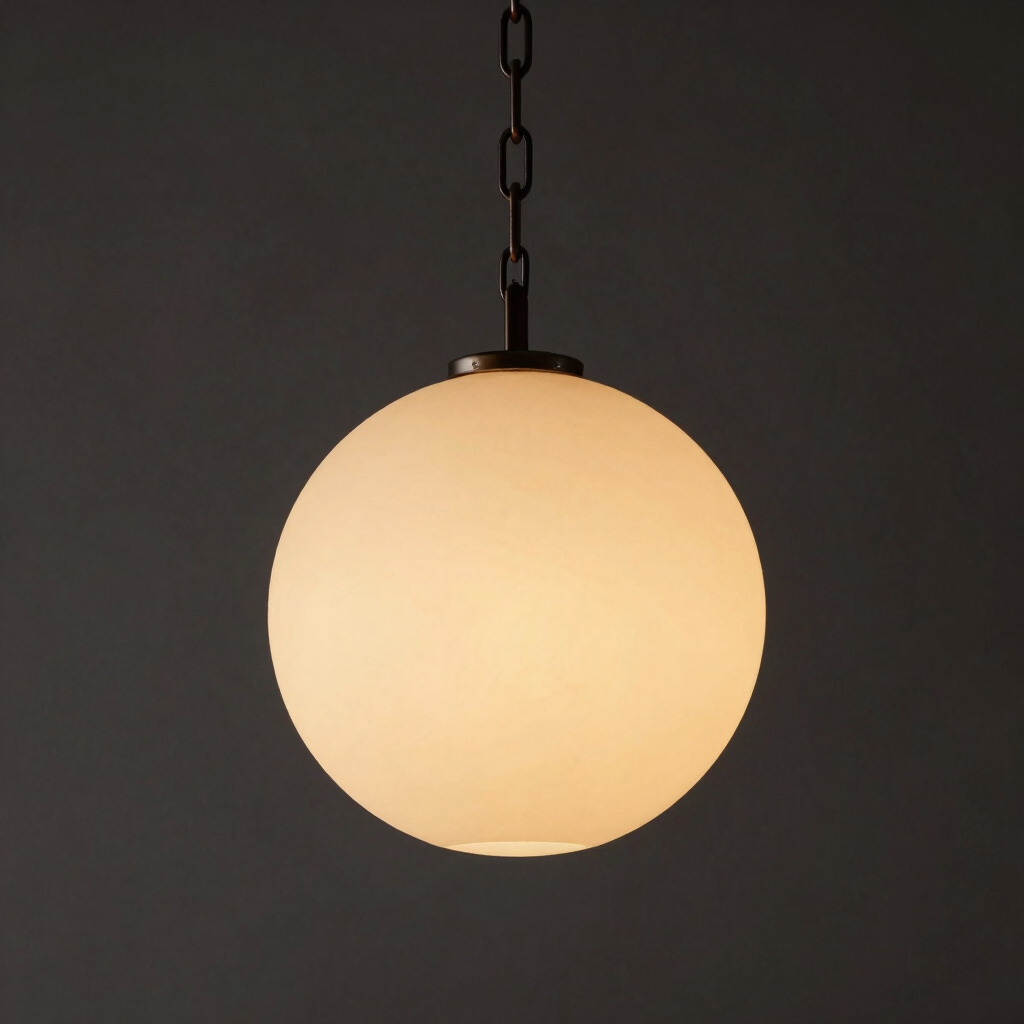 Solis Frosted Globe Pendant
