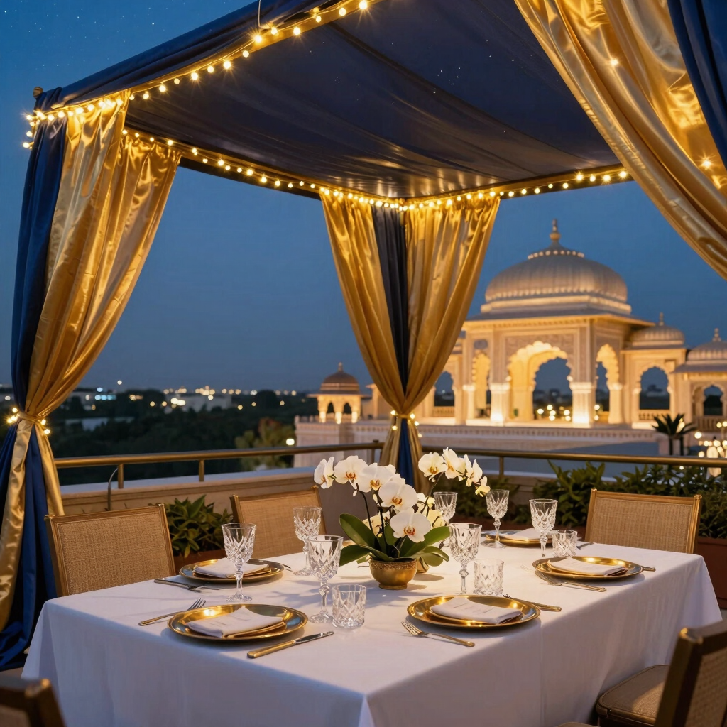Private Canopy Dining at Maan Terrace