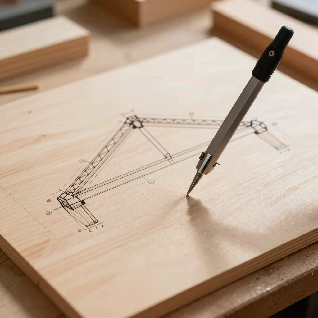 Timber Roof Truss Blueprinting