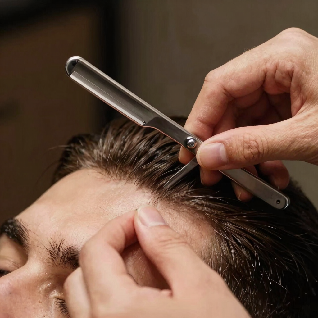 Perfilado de Cejas con Navaja