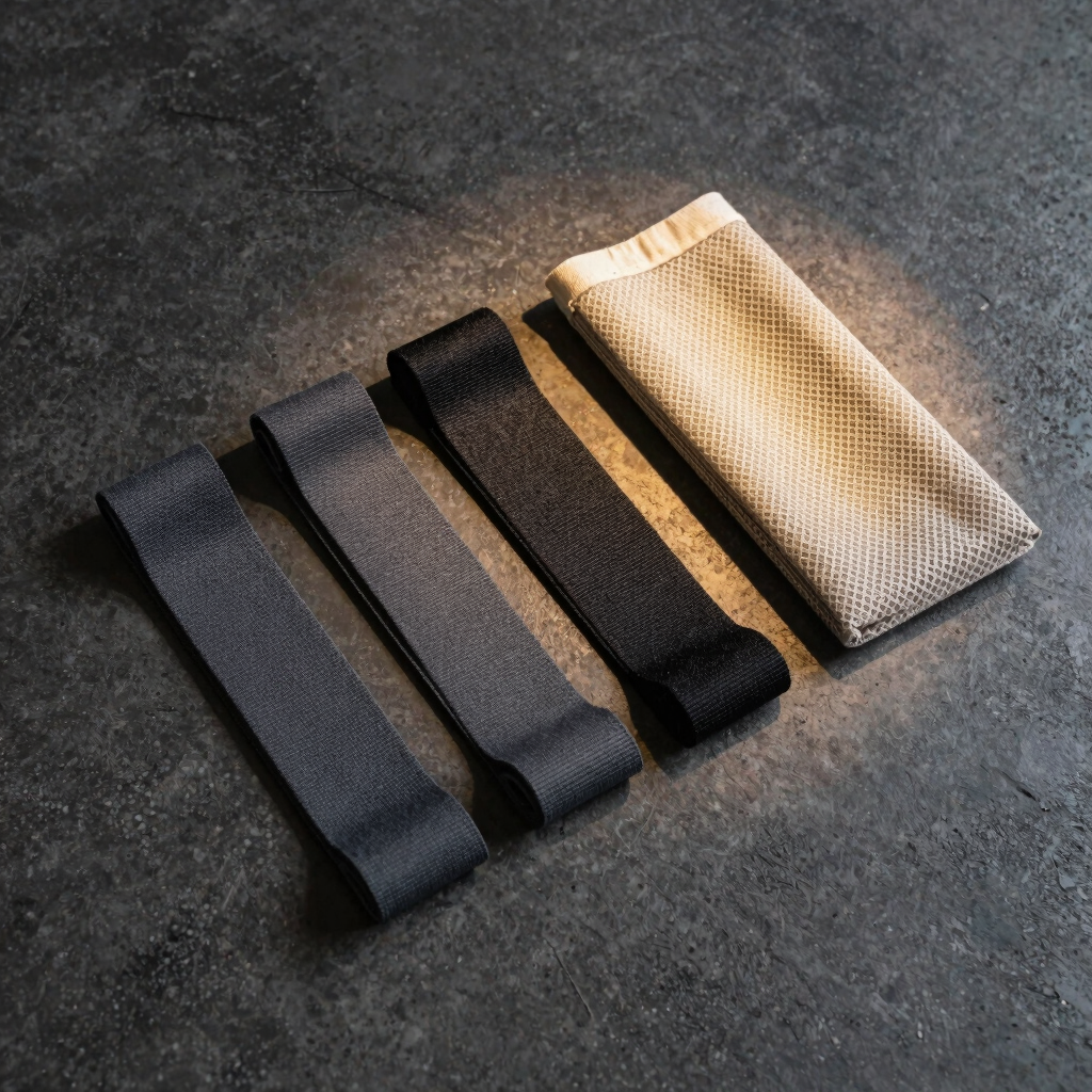 Obsidian Fabric Resistance Band Set