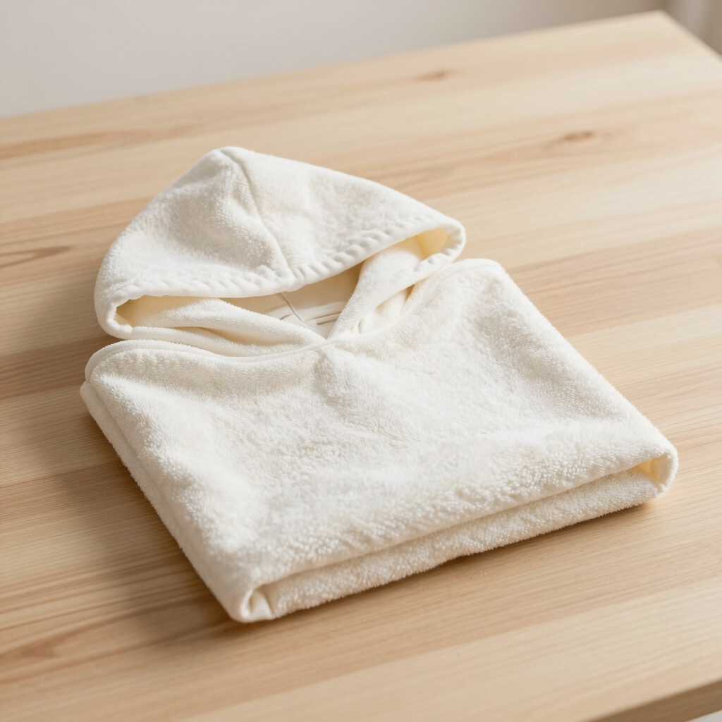 Capa de Baño de Rizo de Algodón