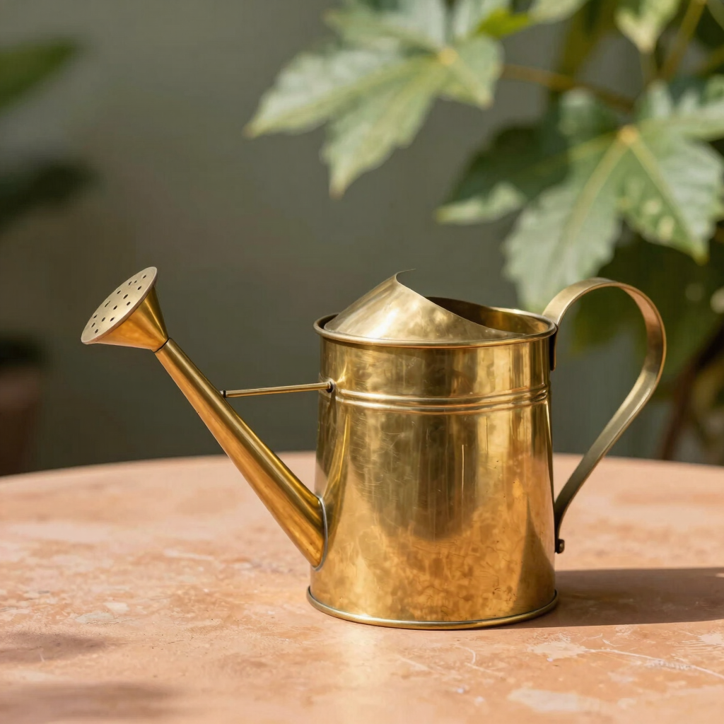 Classic Brass Watering Can