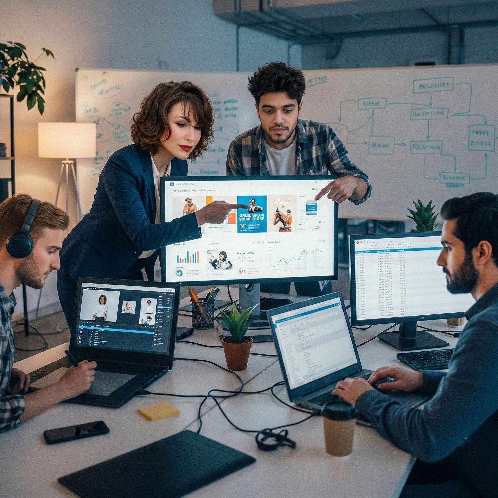 Di Fiore Creative team at work