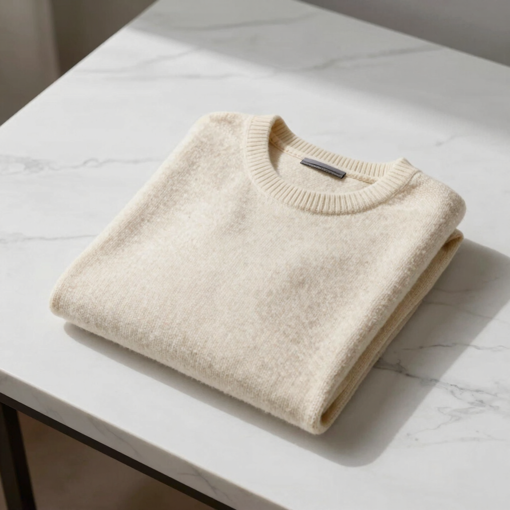 Minimalist Cashmere Crewneck