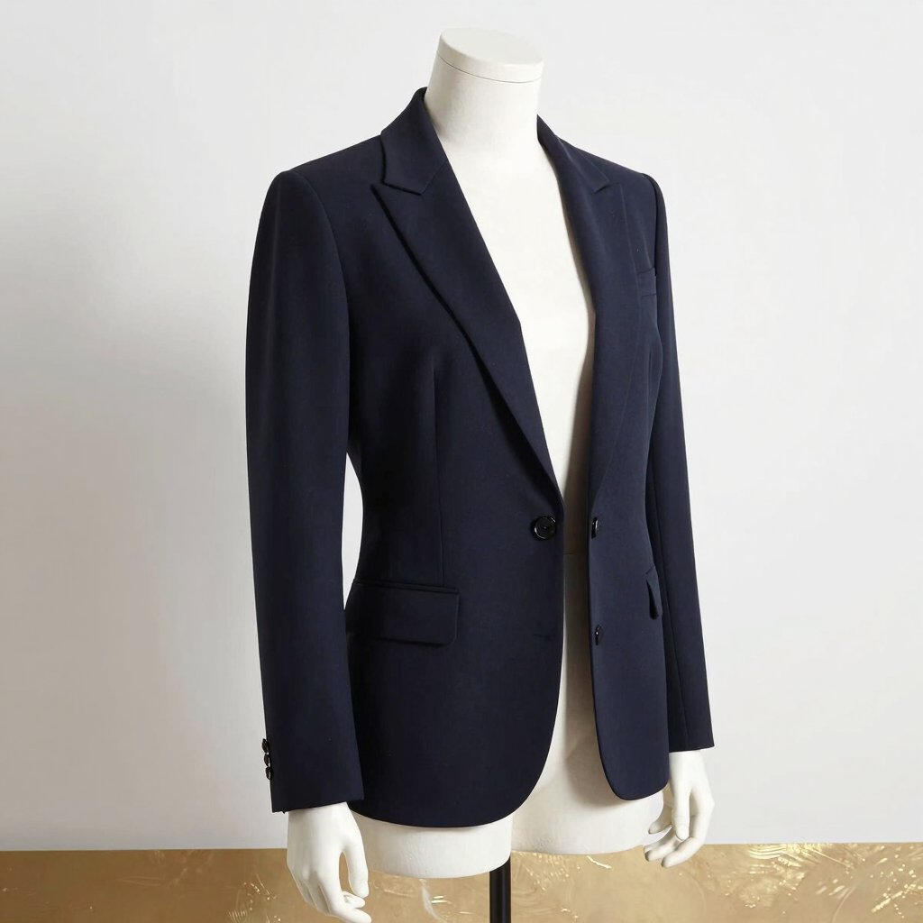 Midnight Navy Tailored Blazer