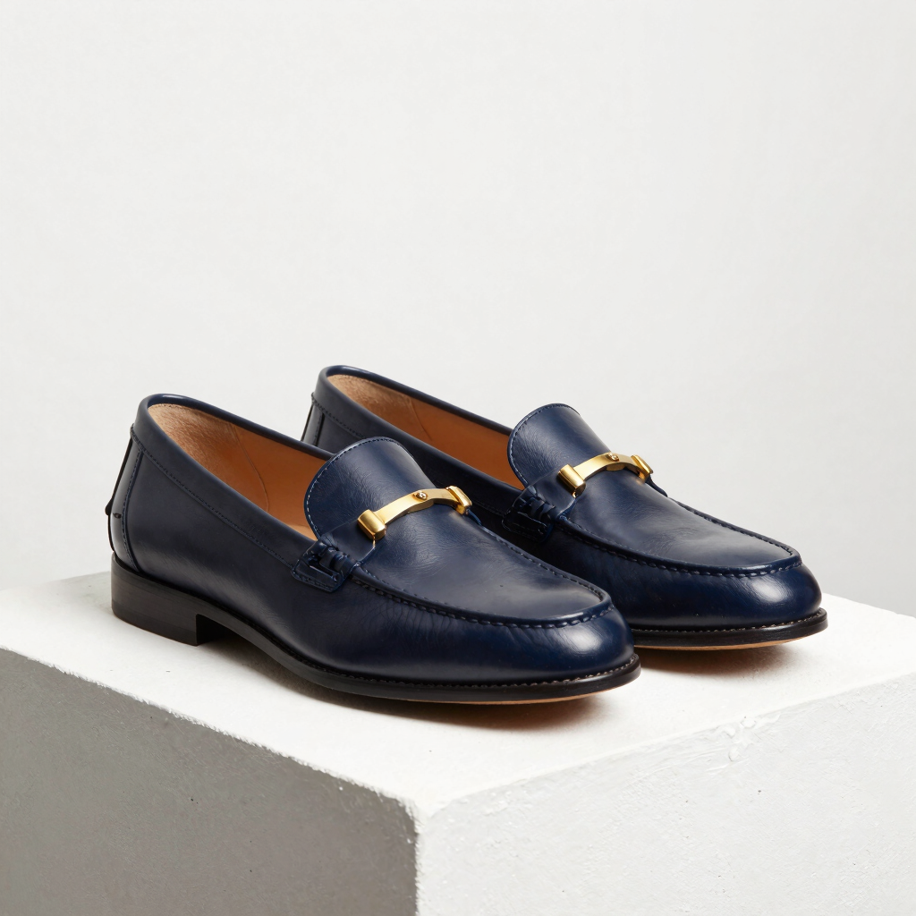 Signature Gold Accent Loafer
