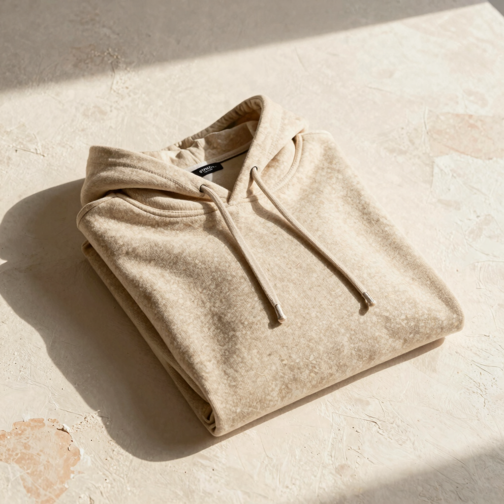 Oatmeal Heavy Terry Hoodie