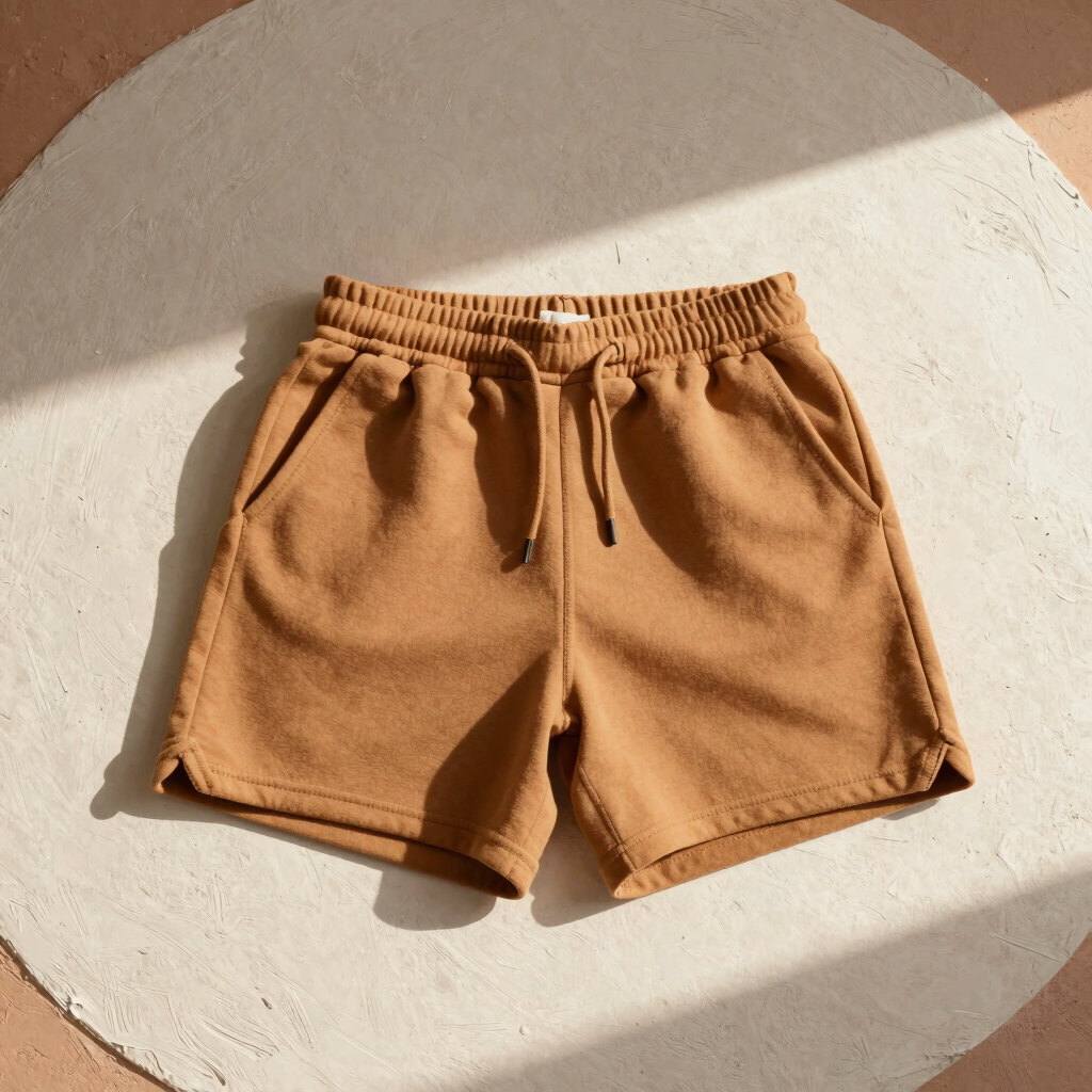 Ochre Relaxed Sweatshorts
