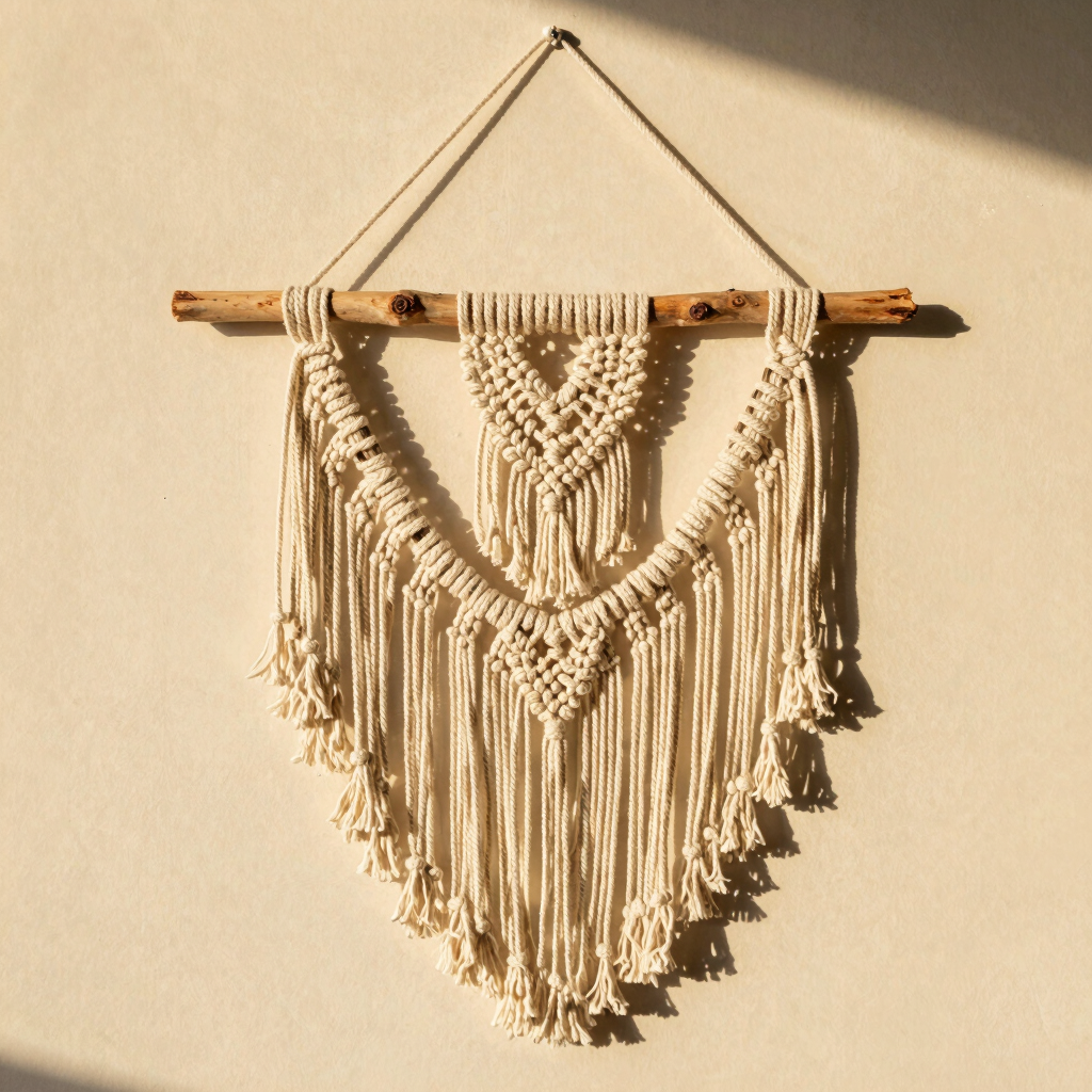Tapiz de Macramé Portal Ancestral