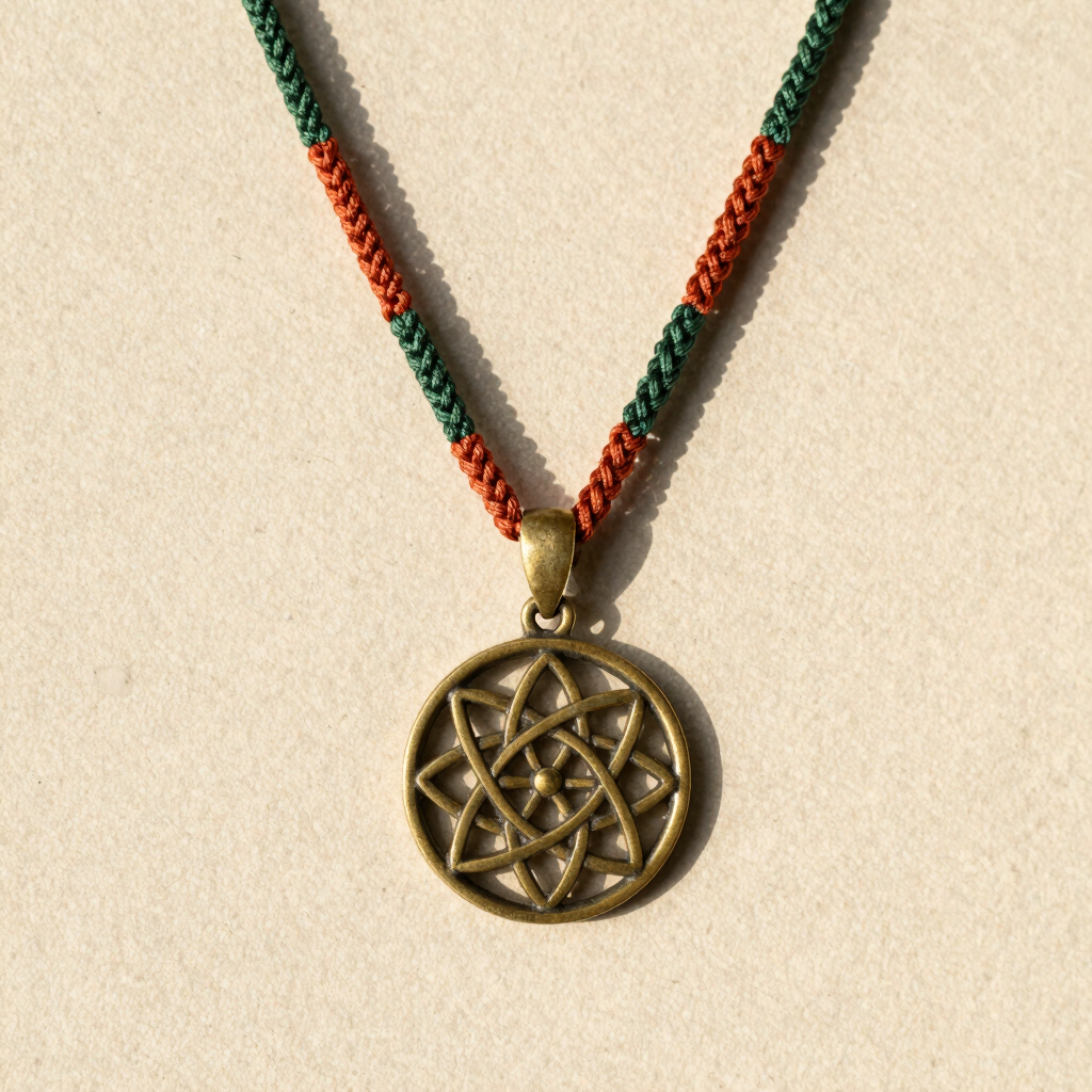 Collar Mandala Geometría Sagrada