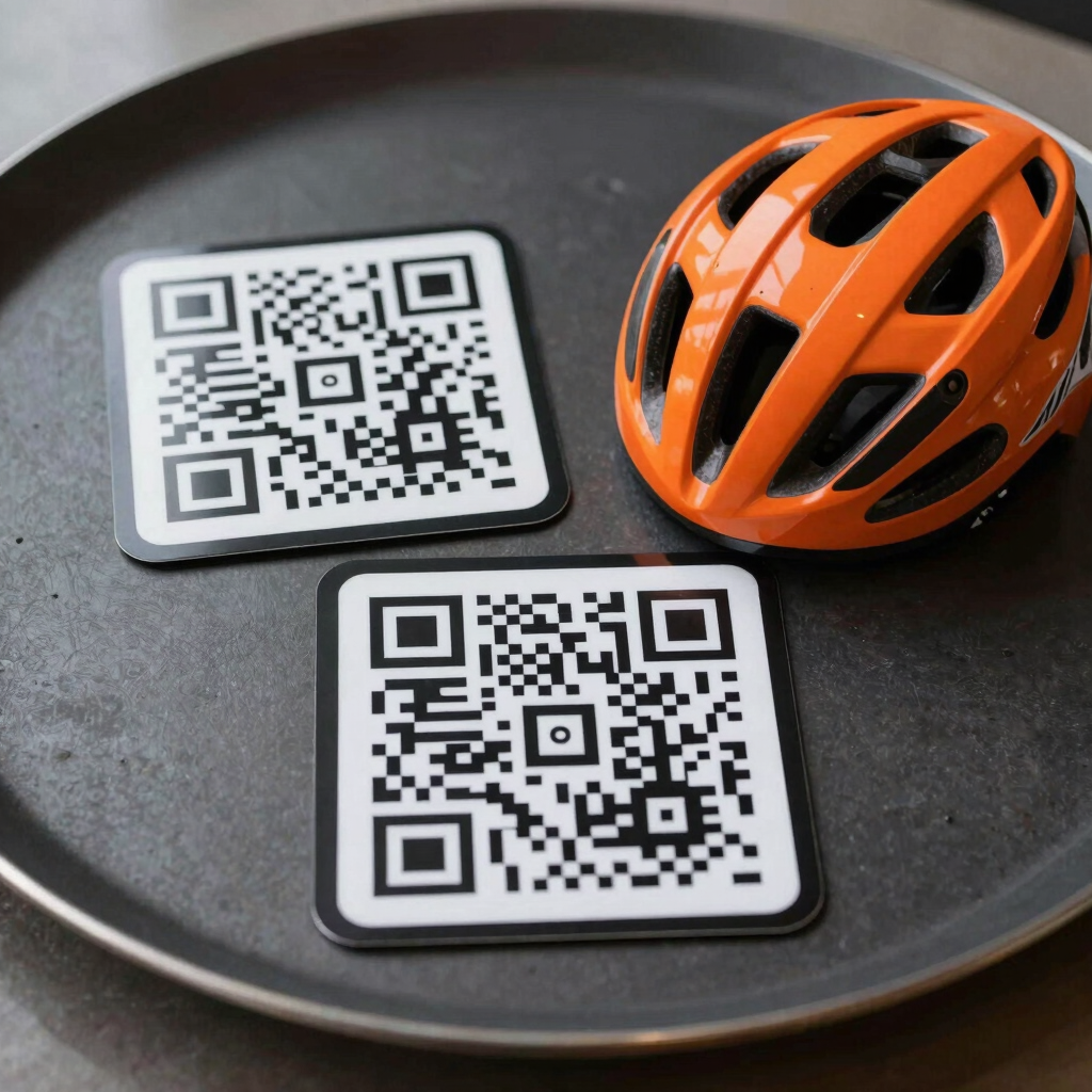 ScanNcall Bike & Helmet QR Tag