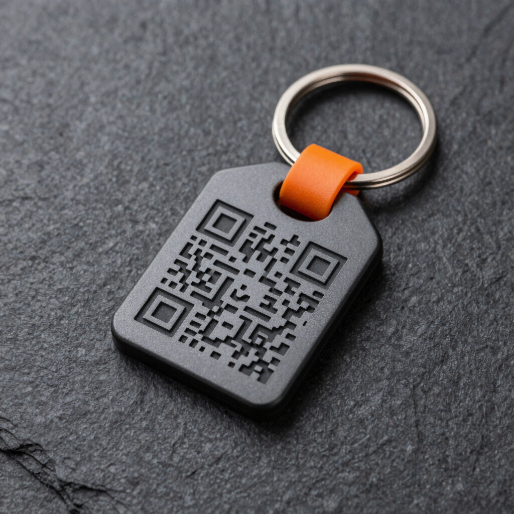ScanNcall Premium QR Keychain