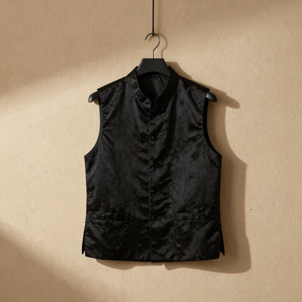 The Obsidian Jamawar Waistcoat