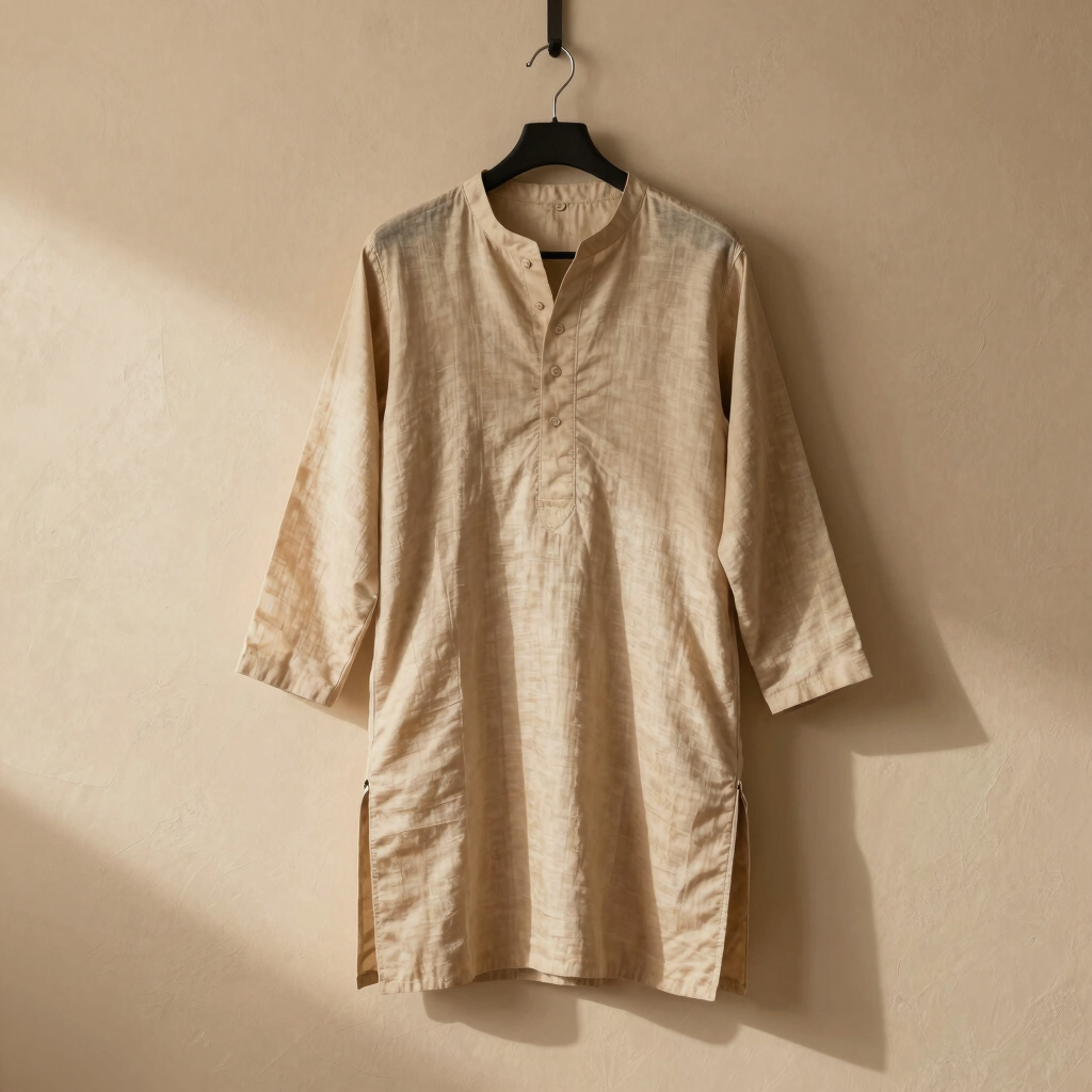 The Sandstone Linen Kurta