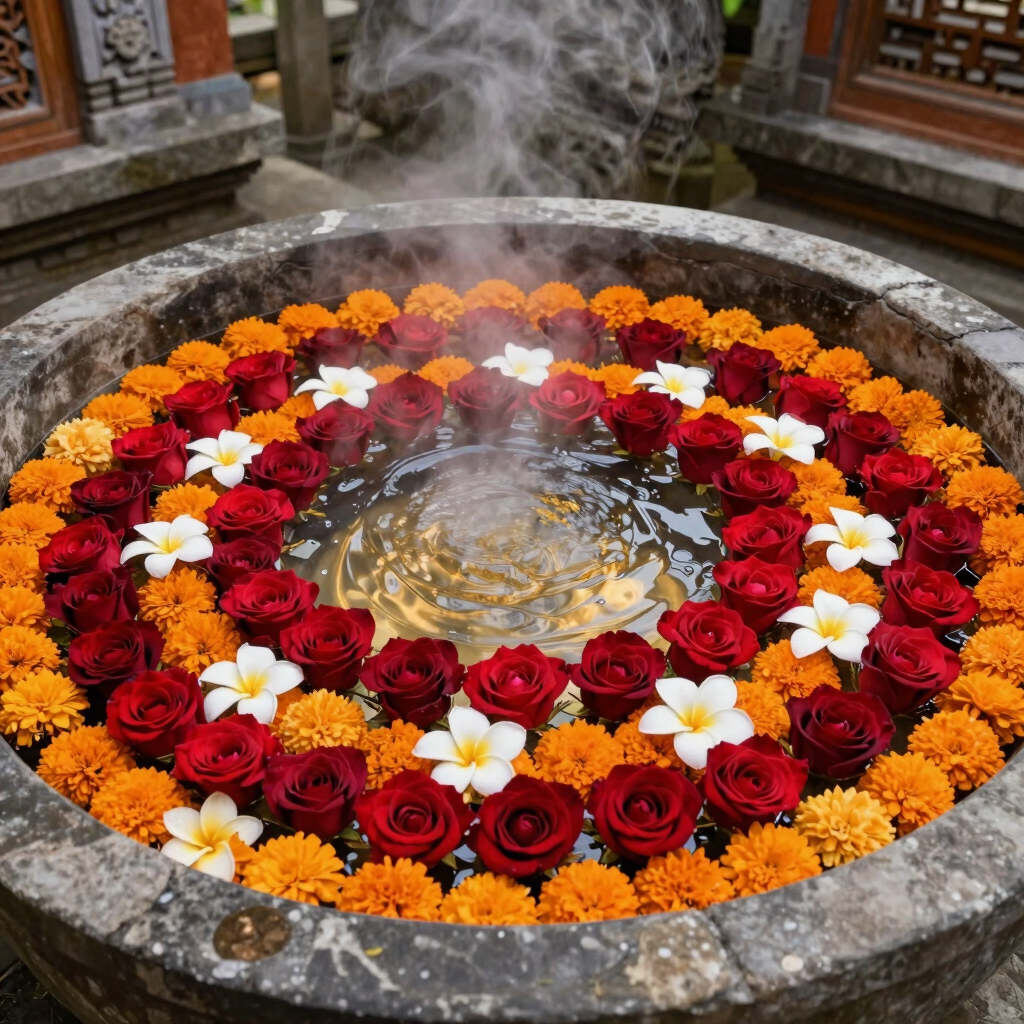 Ritual do Banho de Flores Sagrado