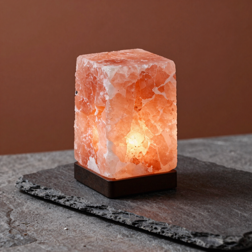 Monolith Geometric Salt Lamp