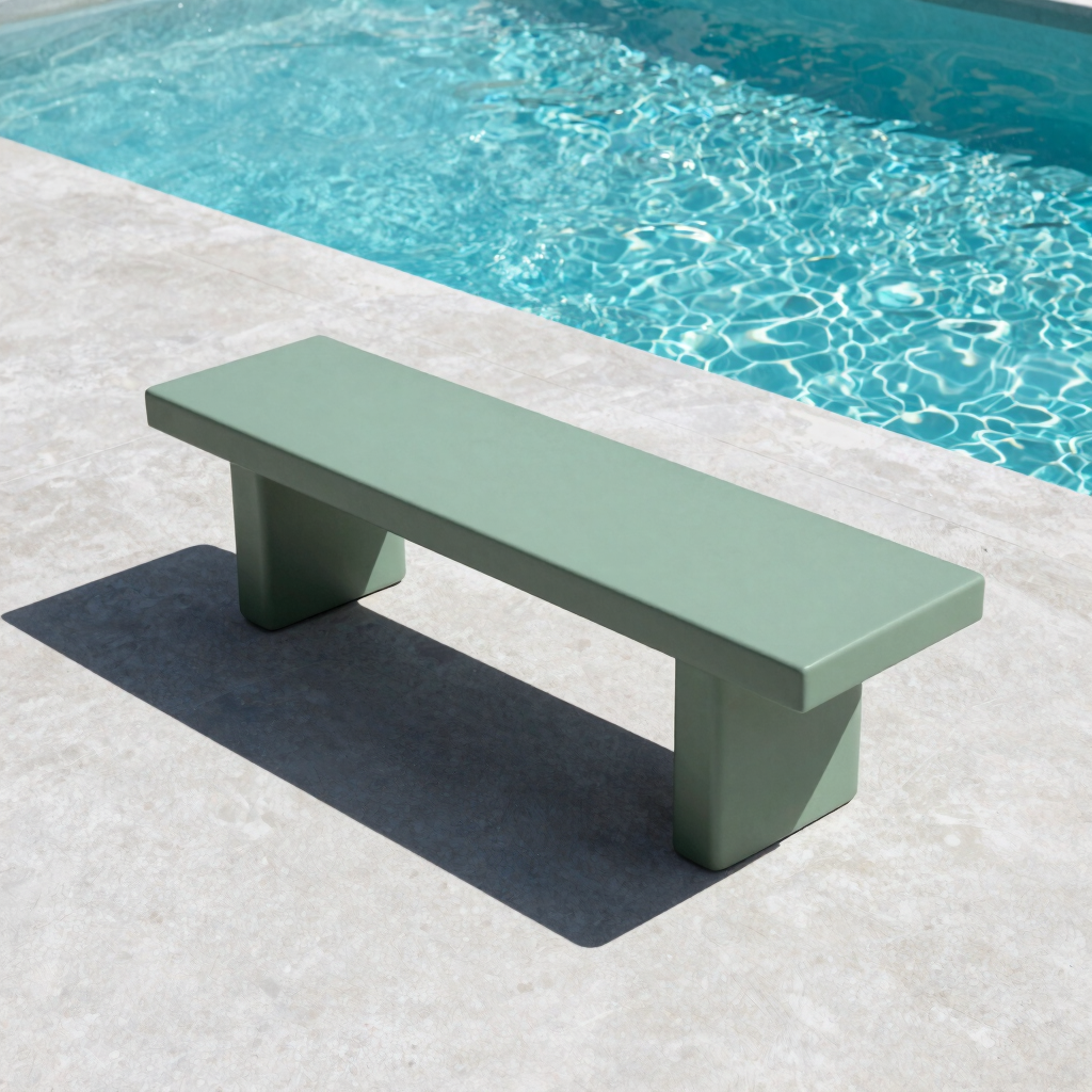 STRATUM Plant Stand Bench in Sage