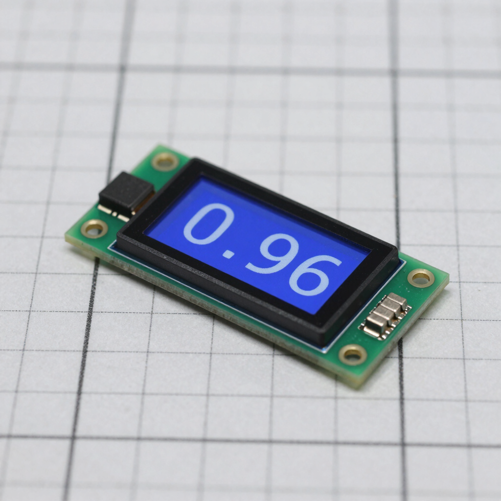 0.96 Inch I2C Blue OLED Display Module
