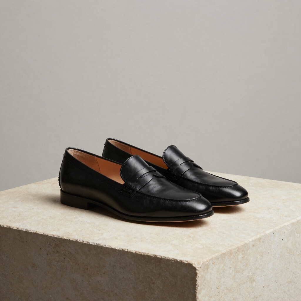 Mocasines Slingback de Piel Mate