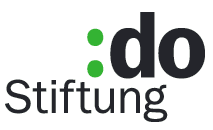 The :do Stiftung logo features the word ":do" in black with two green circles for the colon, above "Stiftung" in black.