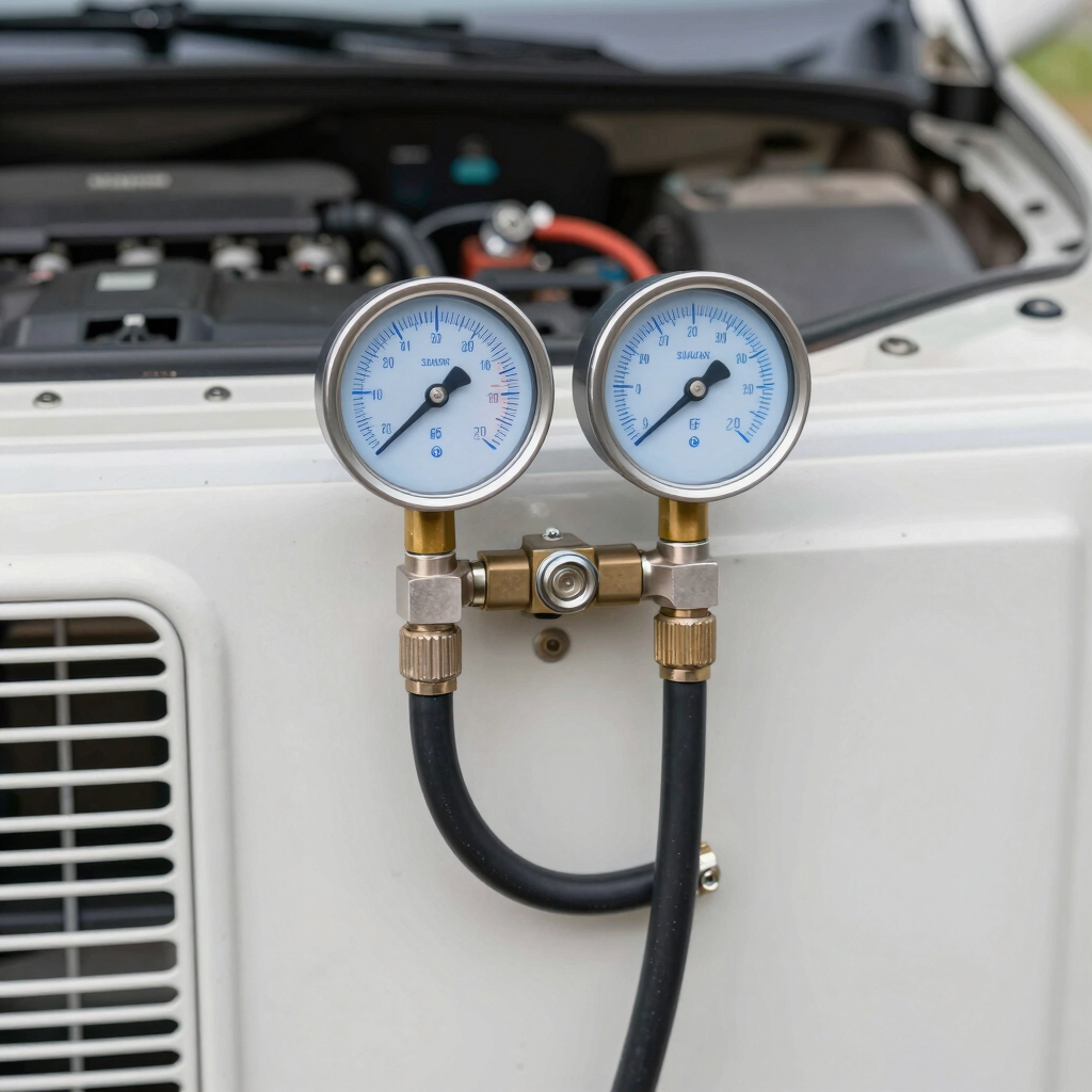 HVAC System Purge & Gas Recharge