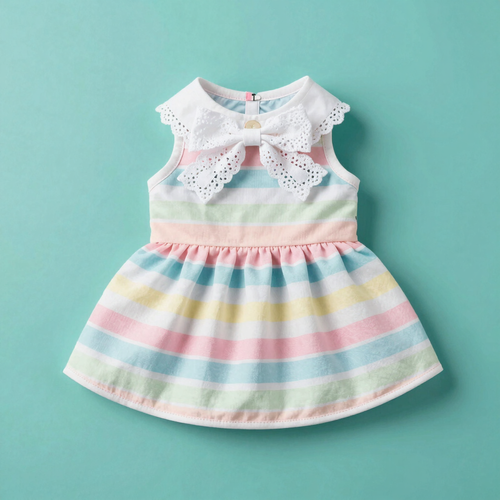 Vestido de Primavera Rayas de Colores