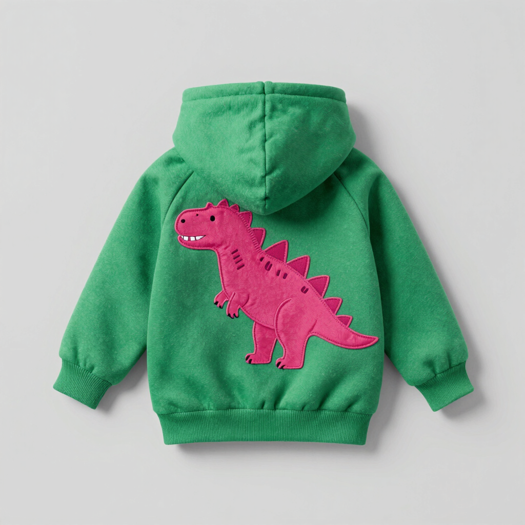 Sudadera con Capucha Dino Coqueto