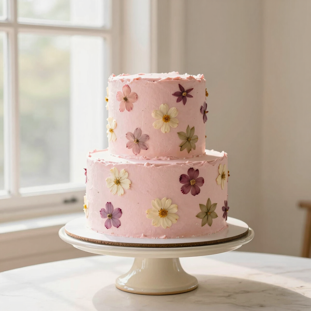 Vanilla Bean Raspberry Cake