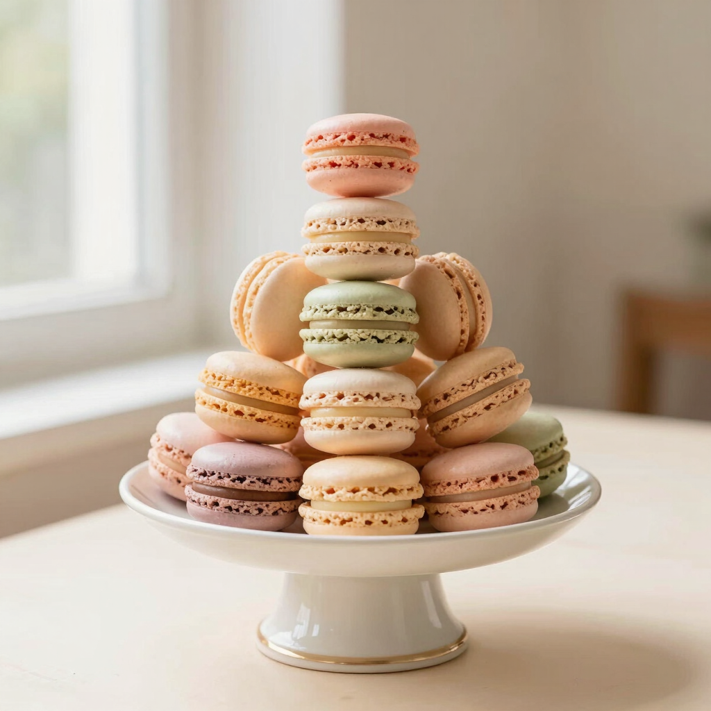 Pastel Macaron Tower