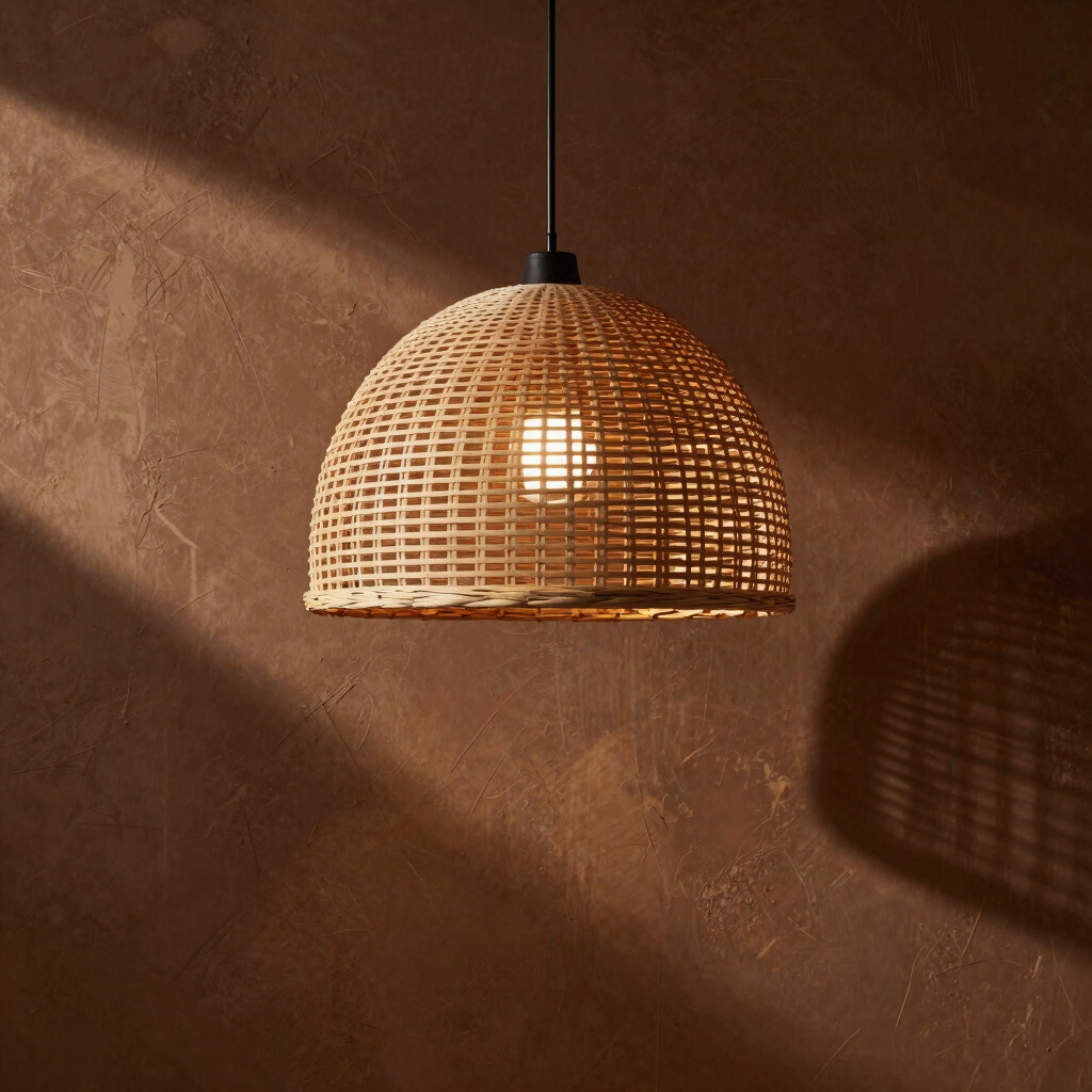 Hana Woven Dome Pendant