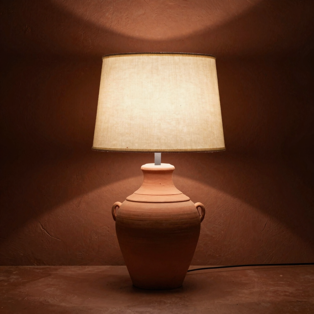 Kala Terracotta Table Lamp