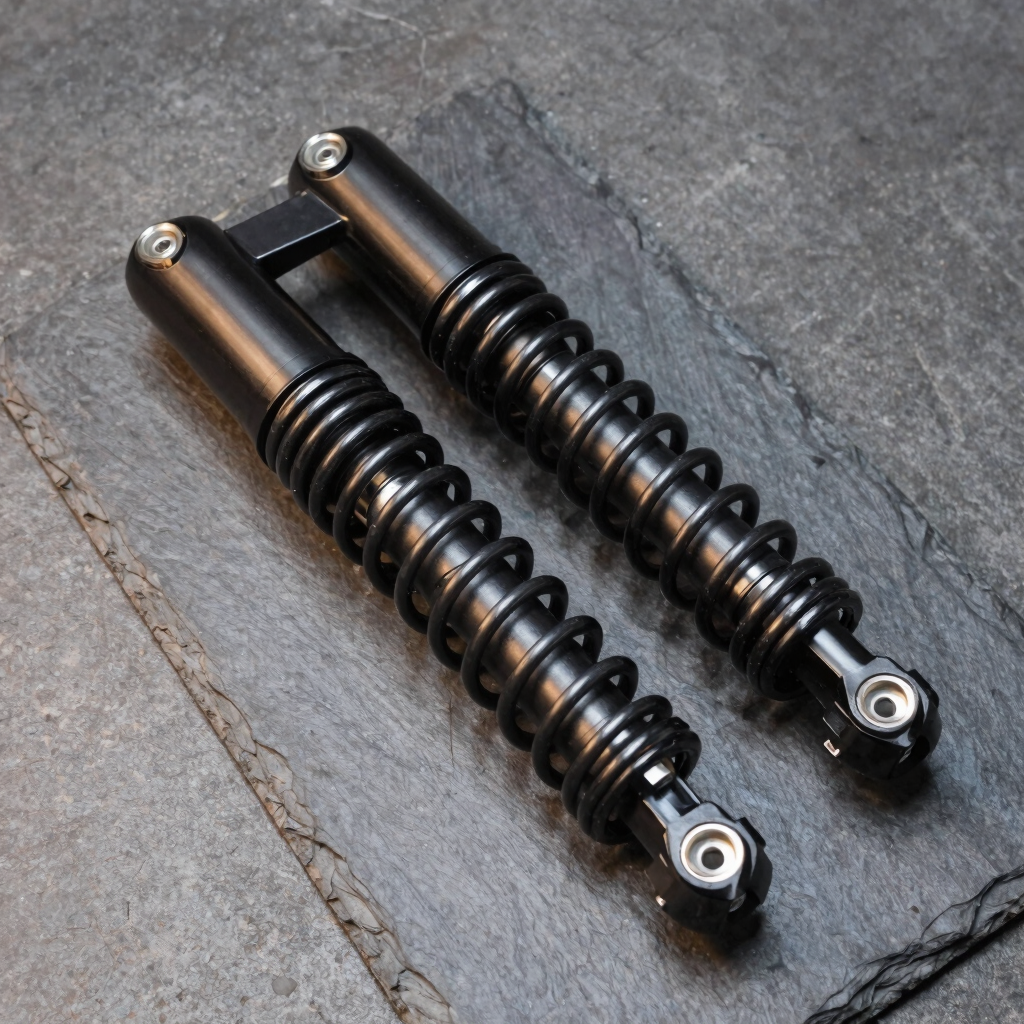 Shockbreaker Rear Classic Tube Black 340mm