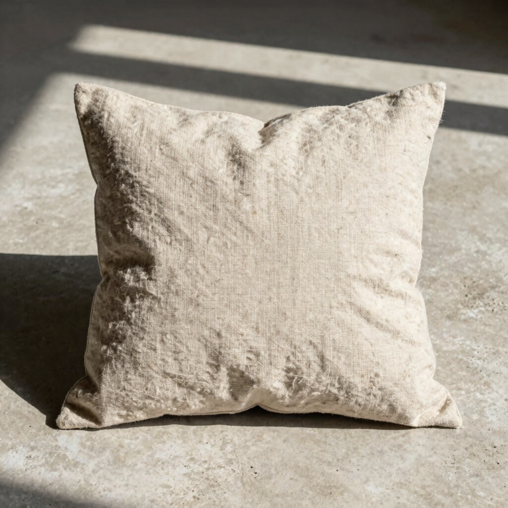Washed Linen Pillow Cover