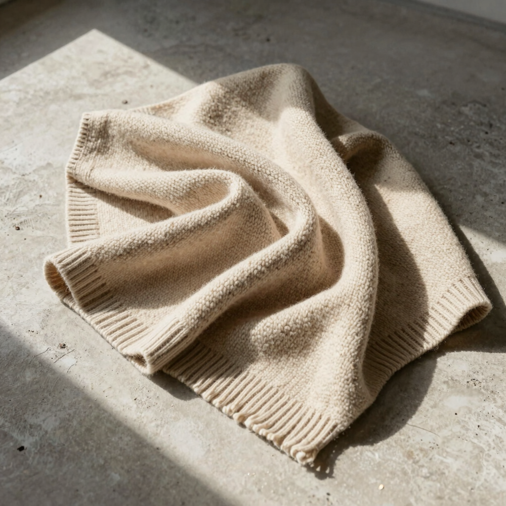 Heavyweight Oatmeal Sofa Blanket