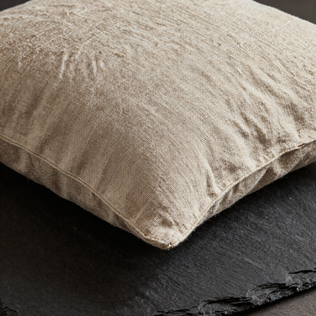 Coarse Flax Pillow Cover