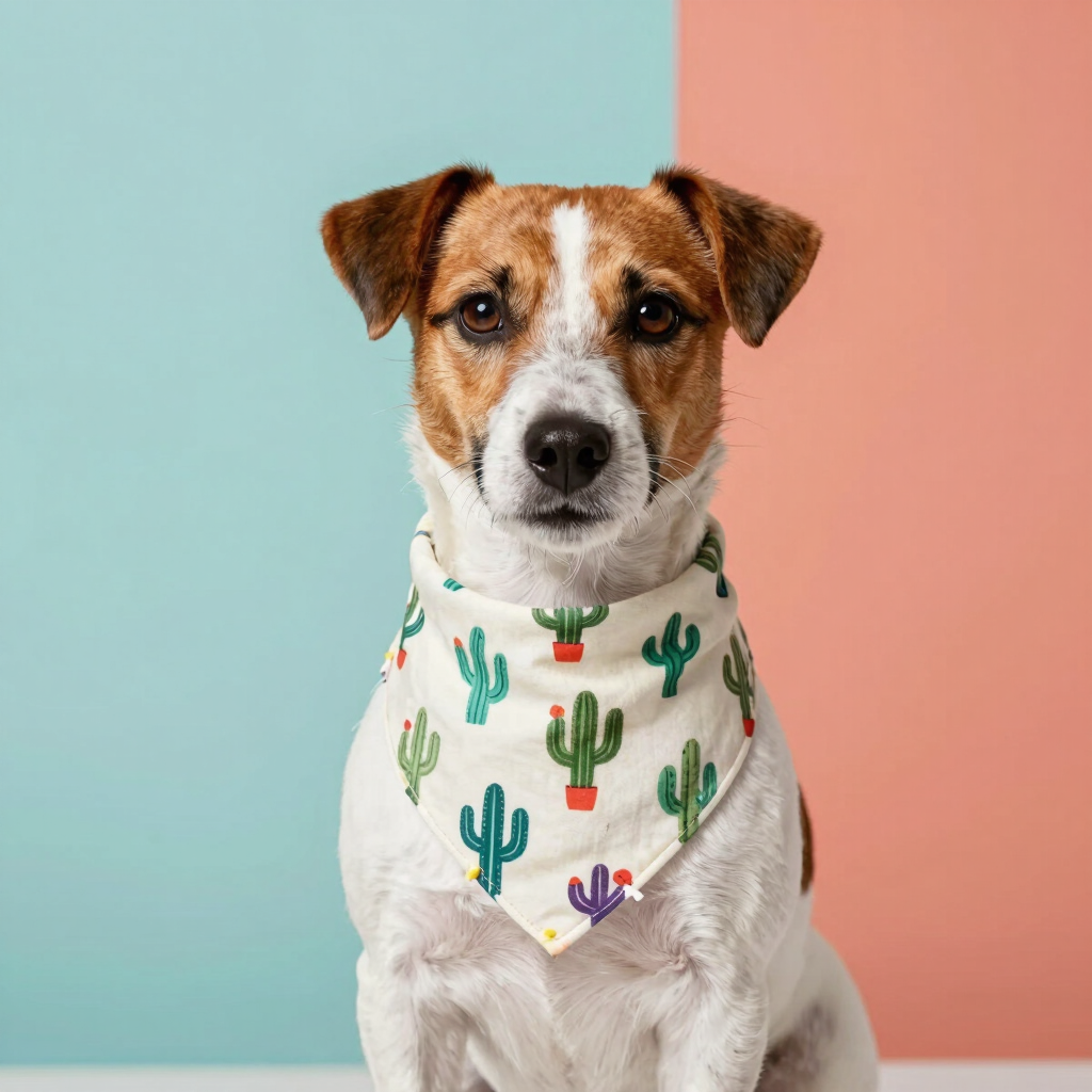 Pañoleta Reversible Cactus Alegre