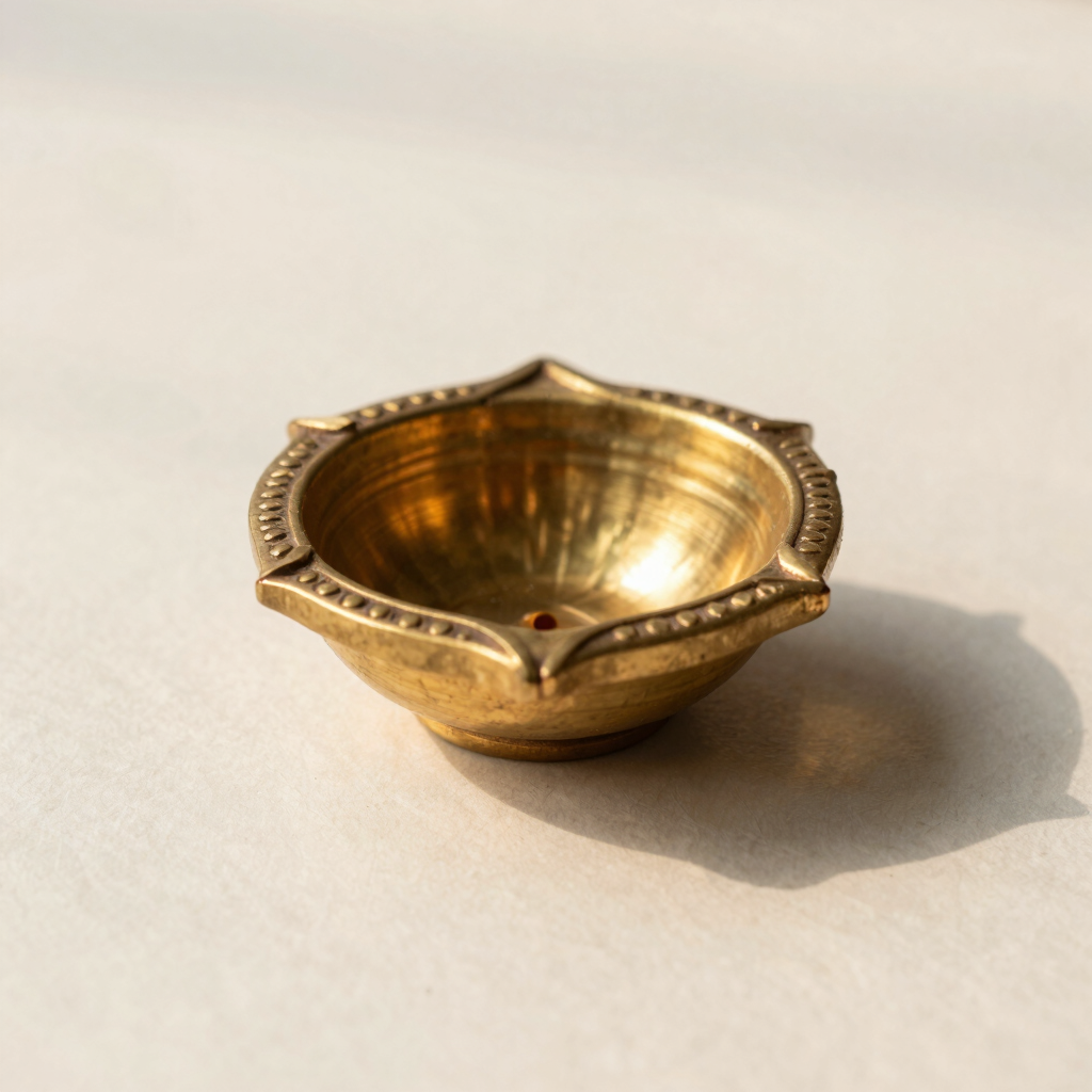 Premium Brass Pancha Pradip Diya