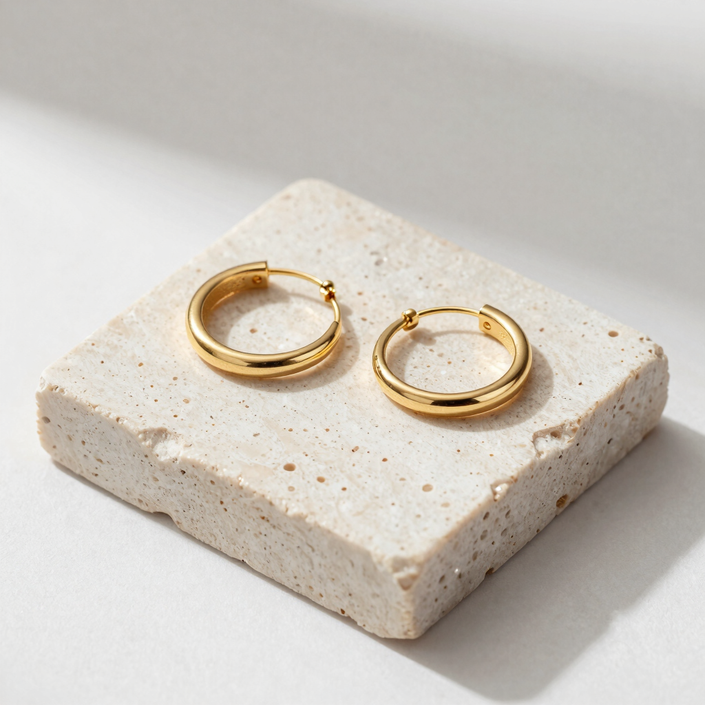 Demi-Lune Huggie Earrings