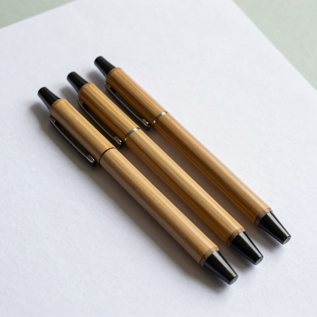 Minimalist Bamboo Gel Pens